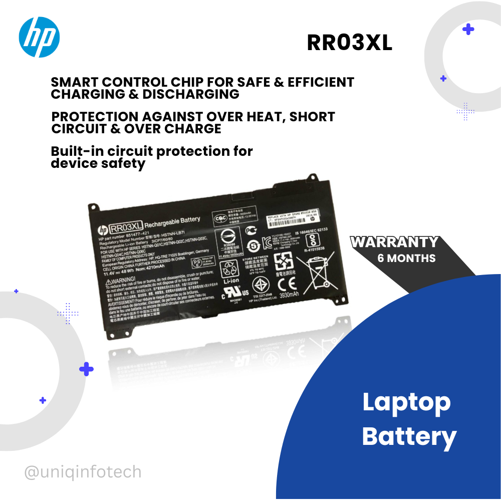HP RR03XL ProBook 430 G4 Laptop Battery - Image 4