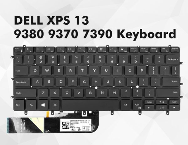 Dell XPS 13 7390 Series Backlit Laptop Keyboard