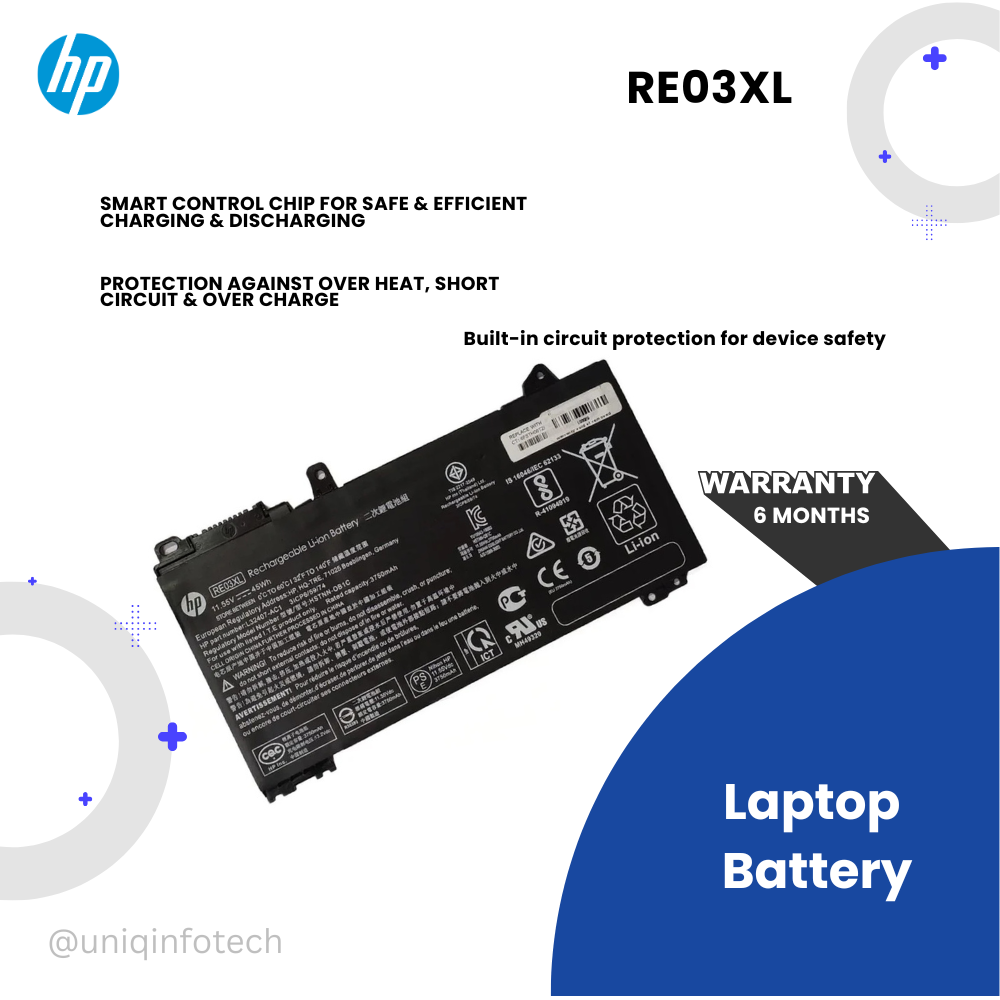 HP ProBook 430 G6, 440 G6 RE03XL Laptop Battery - Image 3