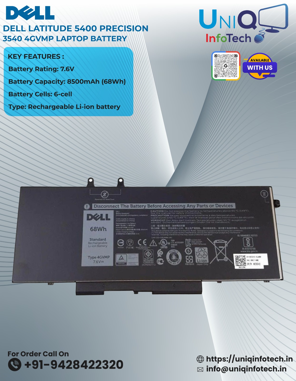4Gvmp Laptop Battery
