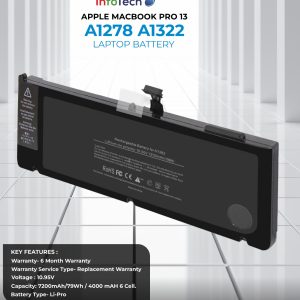 Apple MacBook Pro 13” A1278 A1322 Laptop Battery