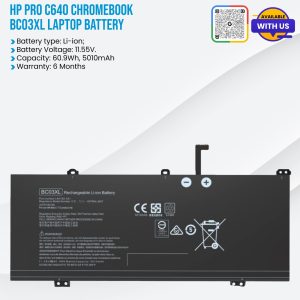 HP Pro C640 Chromebook BC03XL Laptop Battery