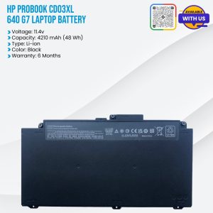 HP ProBook CD03XL 640 G7 Laptop Battery