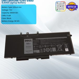 Dell Latitude 5280 5480 GJKNX Laptop Battery