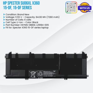 HP Specter SU06XL X360 15-DF, 15-DF Series