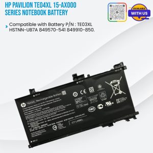 HP Pavilion TE04XL 15-AX000 Series Notebook Battery