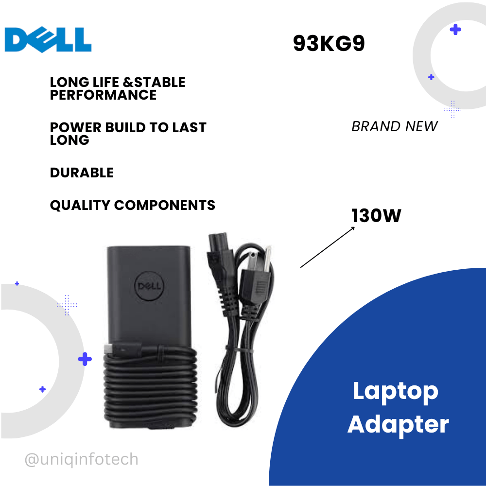 Dell 130-Watt Ac Power Adapter With Usb Type-C Connector - 93Kg9 - Image 5