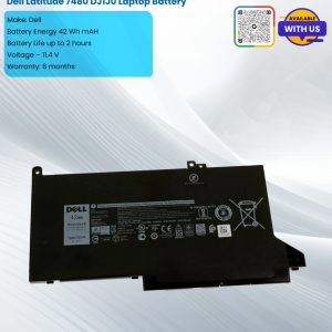 Dell Latitude 7480 DJ1J0 Laptop Battery