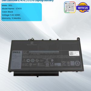 Dell Latitude E7470 / E7270 Laptop Battery