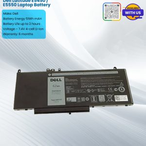 Dell Latitude E5450 / E5550 Laptop Battery