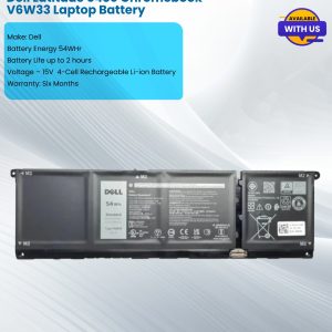 Dell Latitude 5430 Chromebook V6W33 Laptop Battery