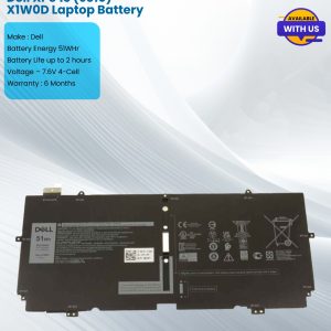 Dell XPS 13 (9310) X1W0D Laptop Battery