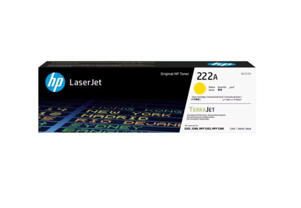 HP 222A Yellow LaserJet Toner Cartridge
