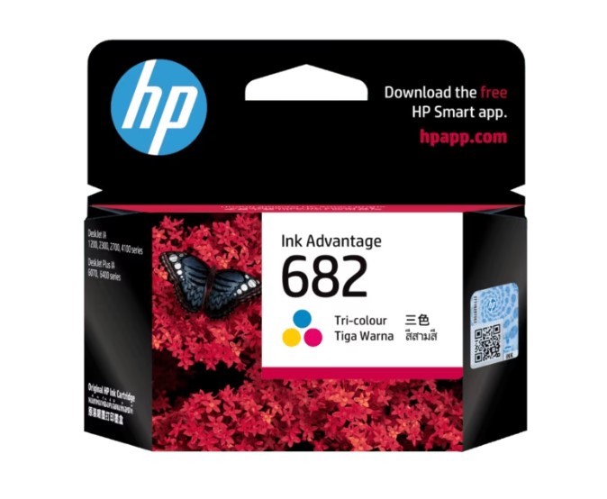 HP 682 Tri-color Original Ink Cartridge