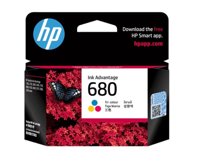 HP 680 Tri-color Ink Cartridge