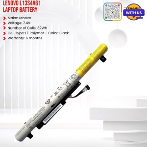 Lenovo L13S4A61 Laptop Battery