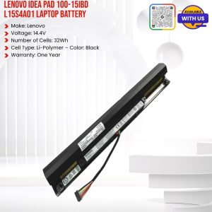 Lenovo Idea pad 100-15IBD L15S4A01 Laptop Battery