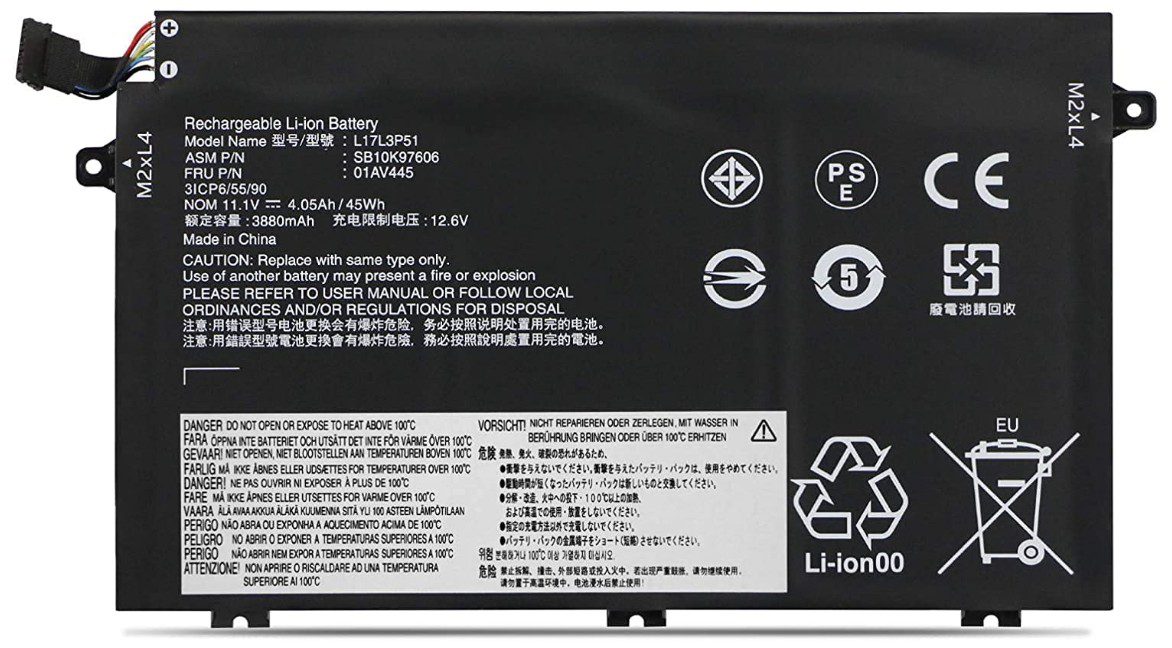 LENOVO L17C3P52 Laptop Notebook Battery
