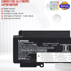 Lenovo V130-14 L17M2PB1 Laptop Battery