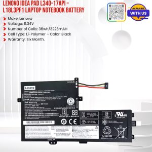 LENOVO Idea pad L340-17API - L18L3PF1 Laptop Notebook Battery