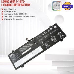 Lenovo YOGA 7-14IT5-L19C4PDC Laptop battery