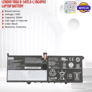 Lenovo YOGA 9-14ITL5-L19C4PH2 Laptop Battery
