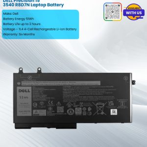 DELL Precision 15 3540 R8D7N Laptop Battery