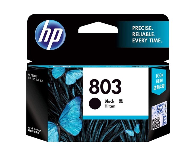 HP 803 Small Black Original Ink Cartridge