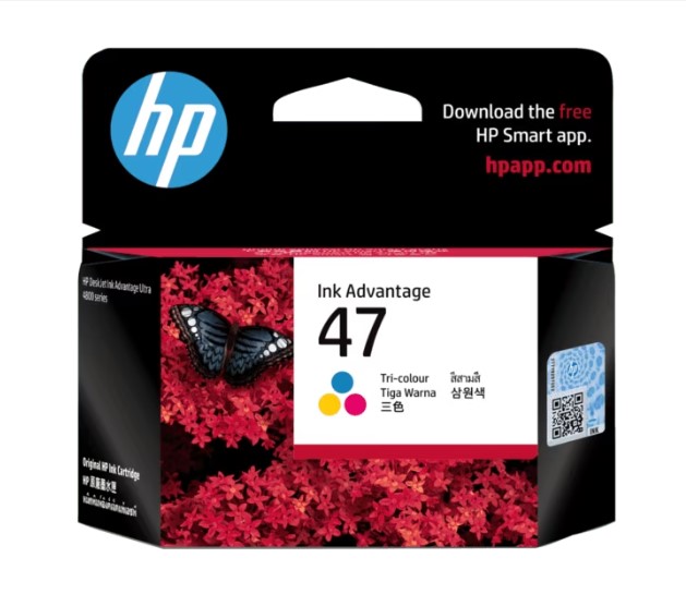 HP 47 Tri-color Original Ink Cartridge