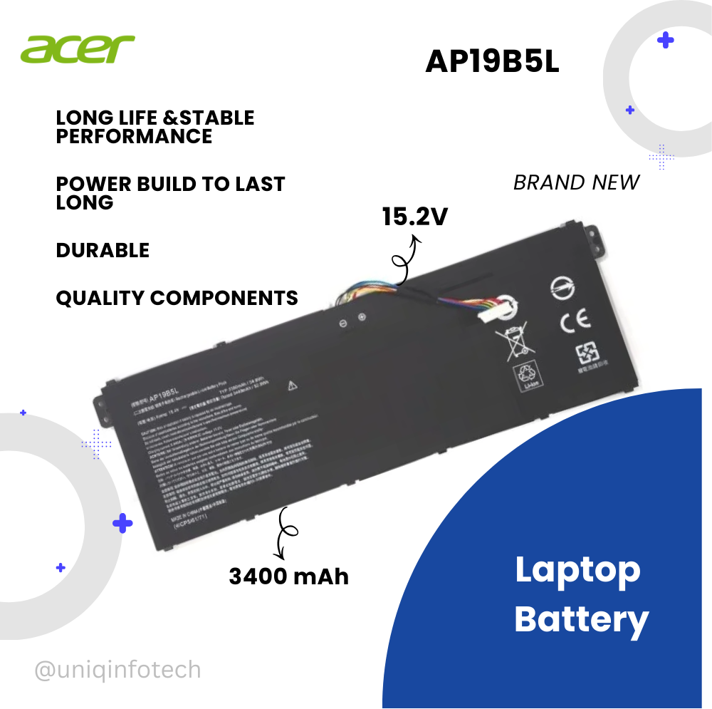 Acer Aspire Vero Av15-51-51Eg Laptop Battery - Image 3