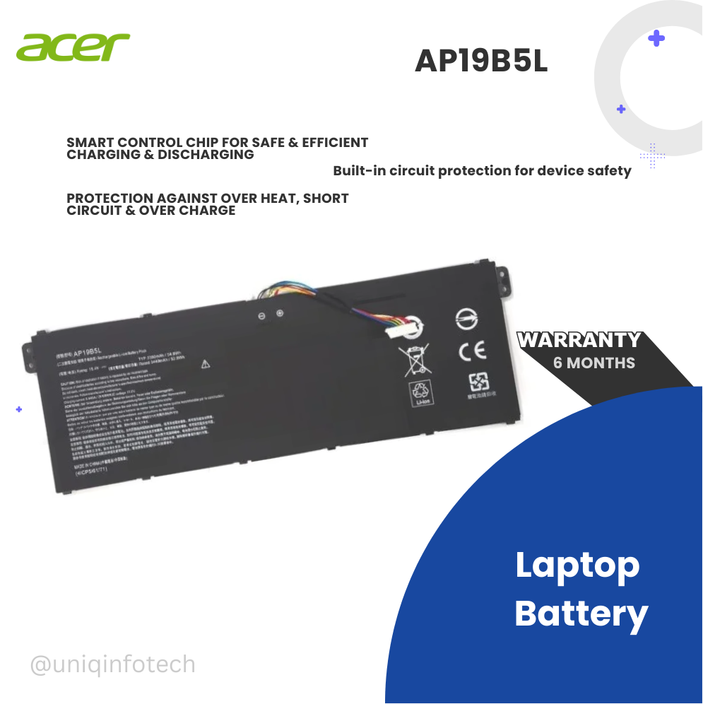 Acer Aspire Vero Av15-51-51Eg Laptop Battery - Image 4