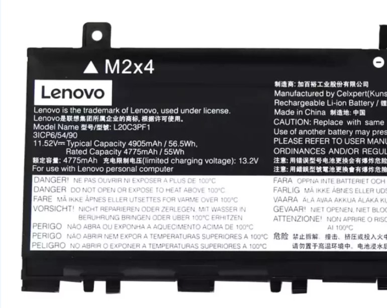 Lenovo IdeaPad 5 PRO 14ITL6 14IAP7 Series L20M3PF1 Laptop Battery - Image 2