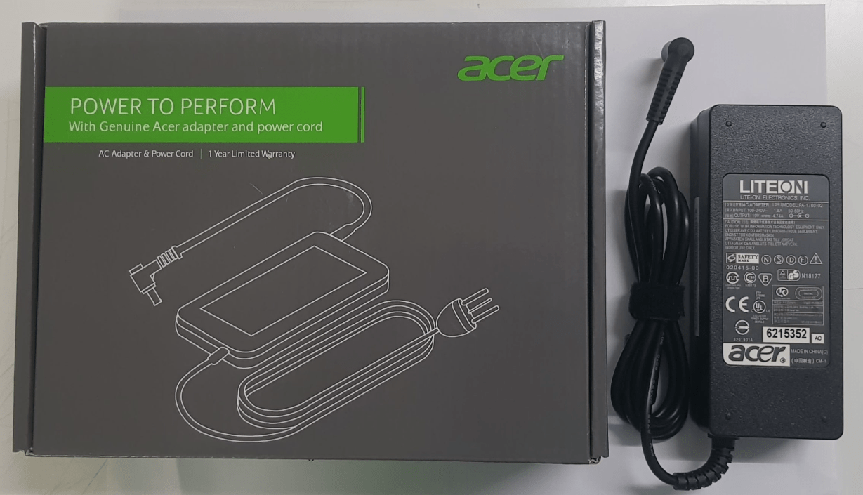 Acer 90W 19V 4.74A Laptop Power Adapter