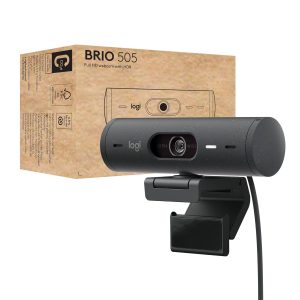 Logitech Brio 505 Full HD Webcam with auto Light Correction