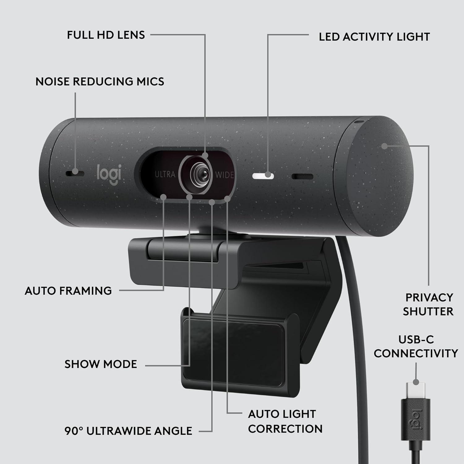 Logitech Brio 505 Full Hd Webcam With Auto Light Correction - Image 3