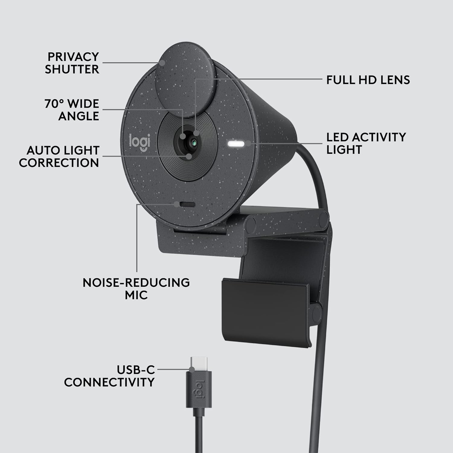 Logitech Brio 305 Full Hd Webcam For Business - Image 2