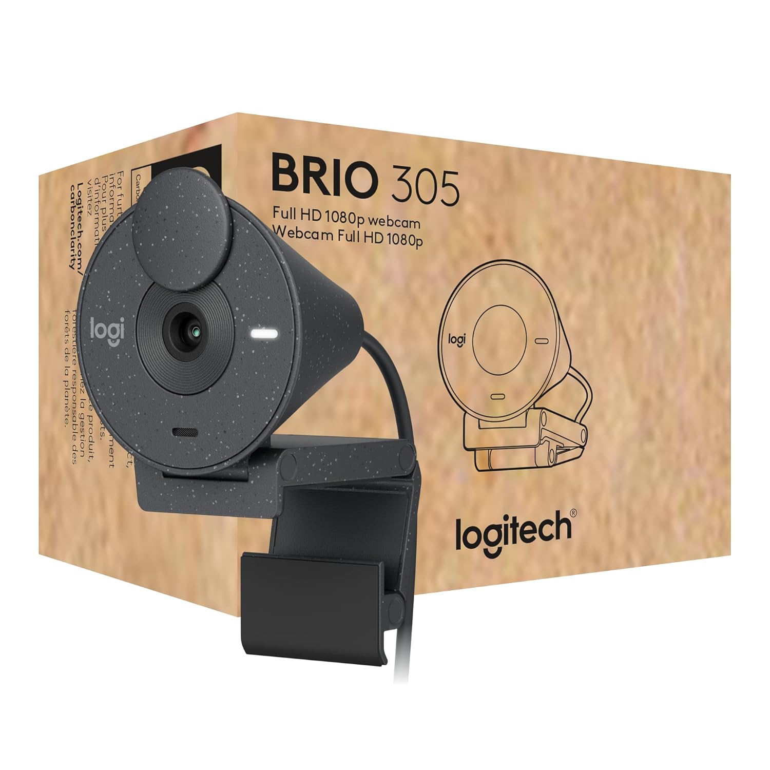 Logitech Brio 305 Full Hd Webcam For Business