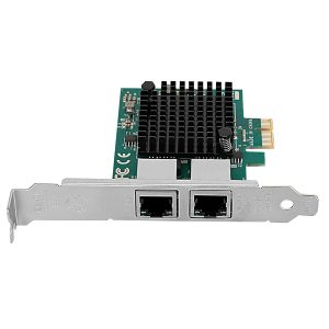 Eira PCIe x1 to 2-Port Gigabit Lan Card (Intel 82571 Chipset) ER3027