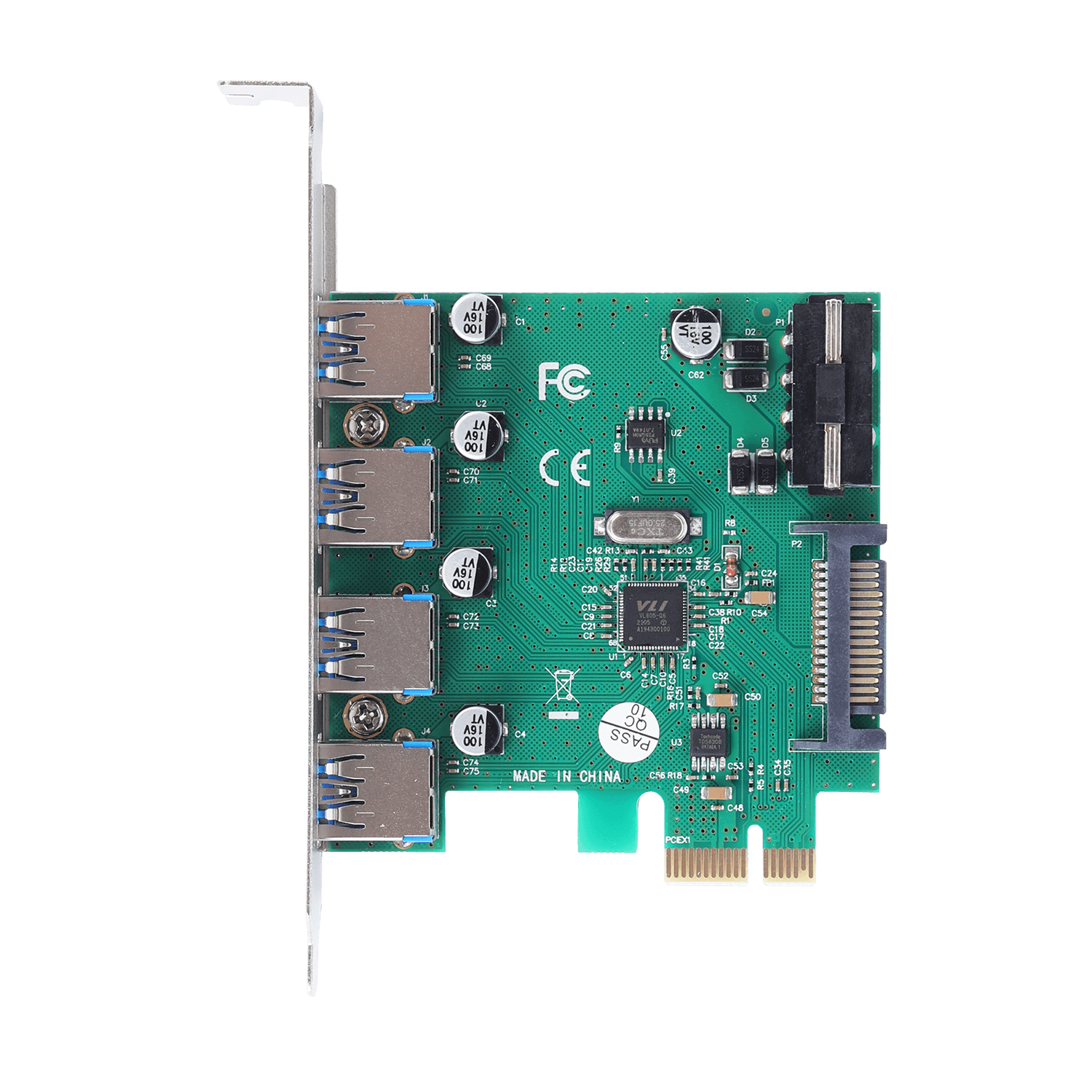 Eira Pcie X1 To Usb 3.0 Card (4-Port) Er3101S - Image 3