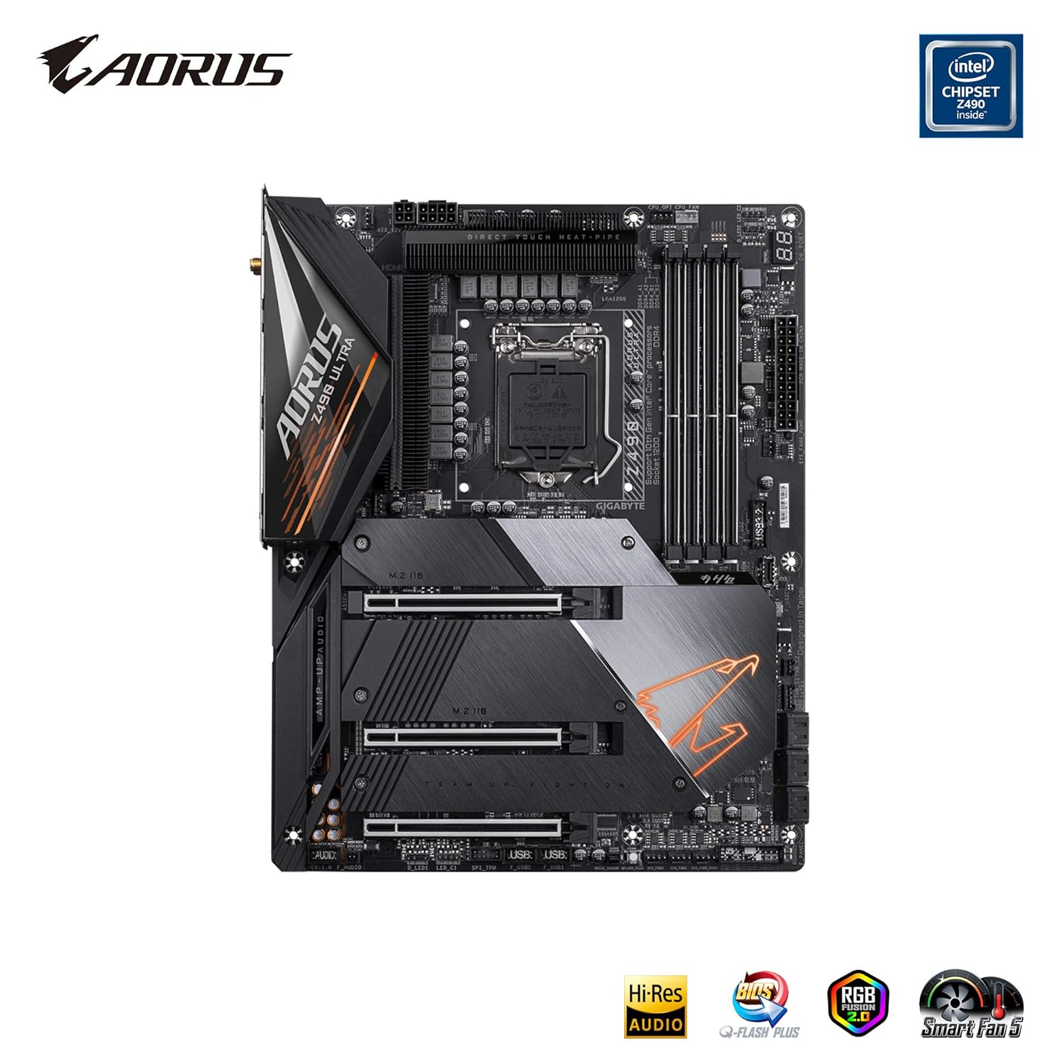 Gigabyte Z490 Aorus Ultra Intel Wi-Fi 6 802 Motherboard - Image 2