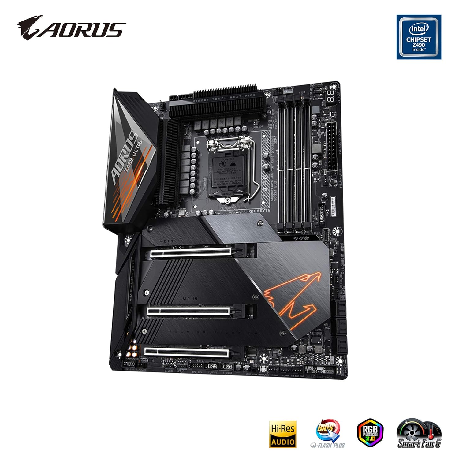 Gigabyte Z490 Aorus Ultra Intel Wi-Fi 6 802 Motherboard - Image 4
