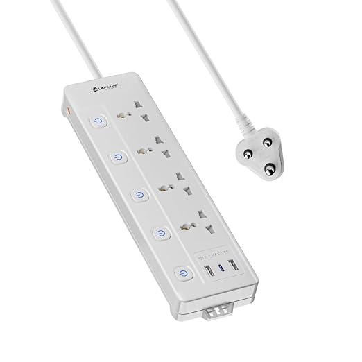 Lapcare Smart Surge Protector With Individual Switch, Extension Board - Image 4