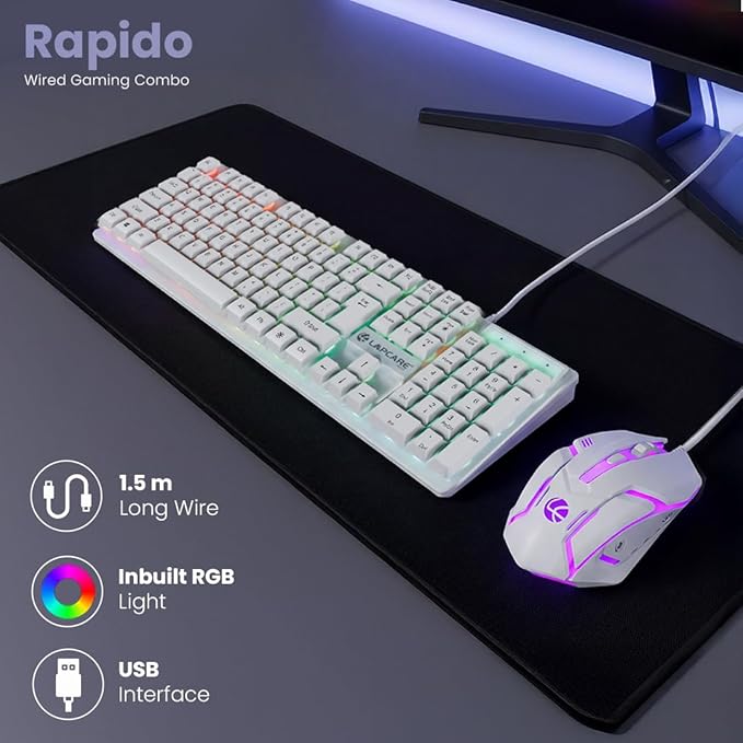 Lapcare Rapido Gaming Combo Lgc-123 Keyboard - Image 3