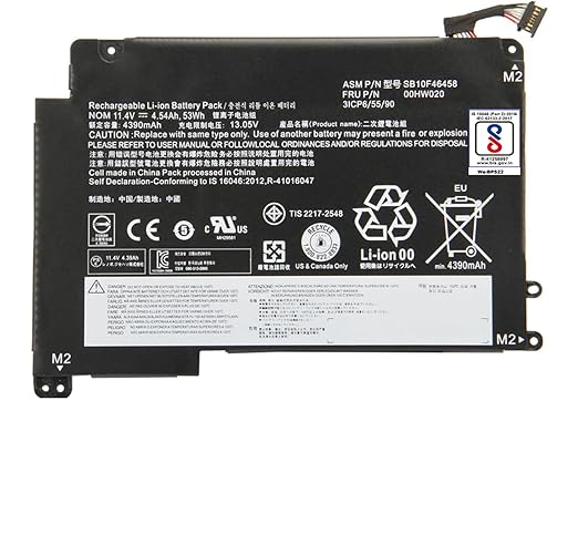 Lenovo Thinkpad Yoga 00Hw020/00Hw021 Laptop Battery