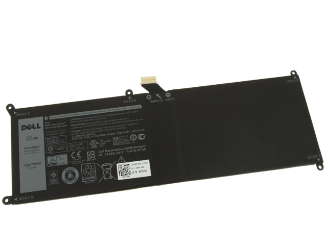 Dell Xps 12 (9250) / Latitude 12 (7275) 30Wh Laptop Battery-7Vkv9
