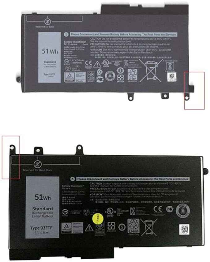 Dell 93Ftf Laptop Battery - Image 3