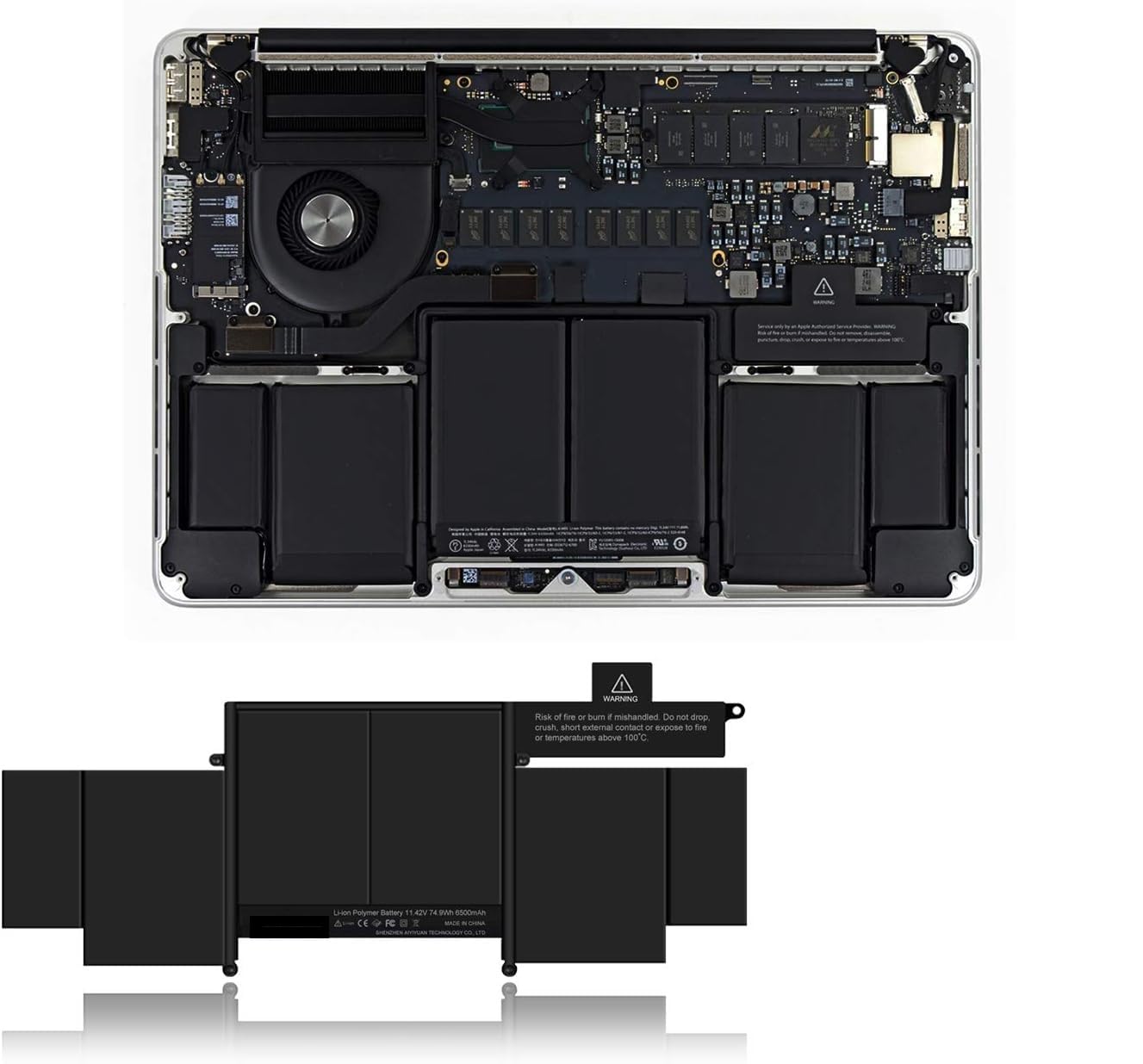 Apple A1493 Laptop Battery - Image 6