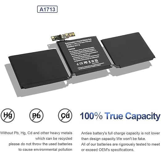 Apple A1713 Laptop Battery - Image 2