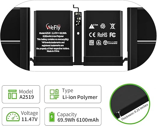 Apple A2519 Laptop Battery - Image 2