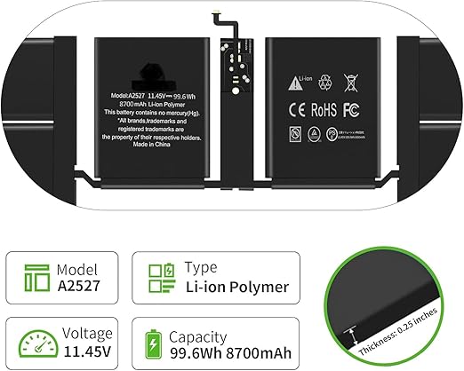 Apple A2527 Laptop Battery - Image 2